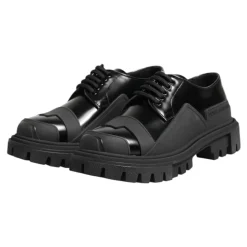 Patent Leather Trekking Derby Sko