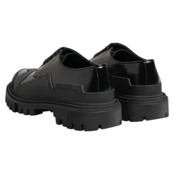 Patent Leather Trekking Derby Sko