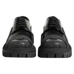 Patent Leather Trekking Derby Sko