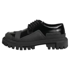 Patent Leather Trekking Derby Sko