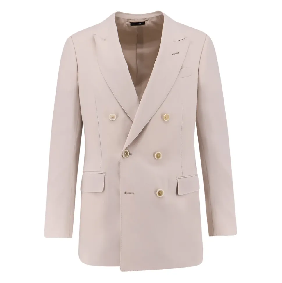 Peak-Lapel Dobbelspent Blazer