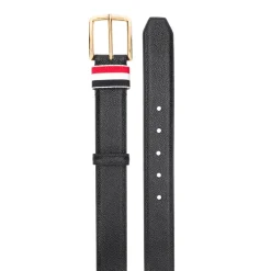 Pebble Grain Striped Loop 35mm Belte