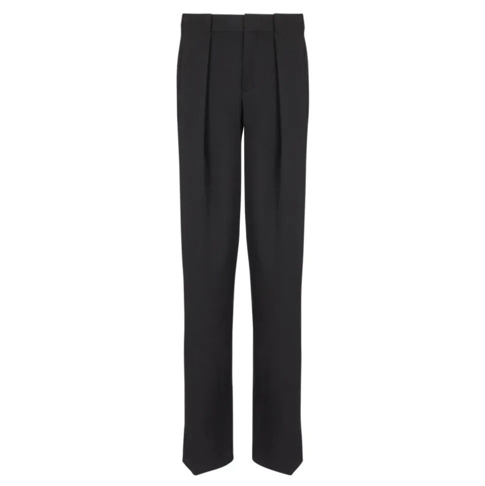 Plissert Grain de Poudre Bukser