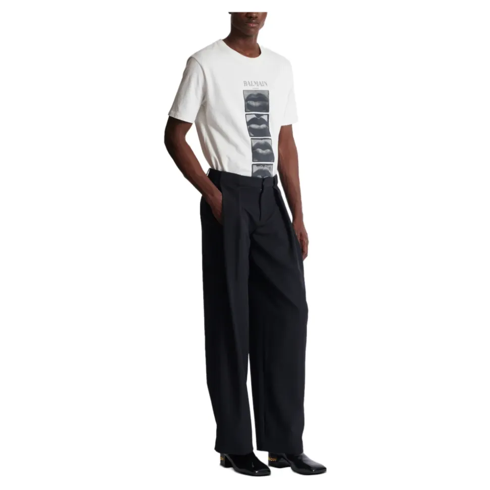 Plissert Grain de Poudre Bukser