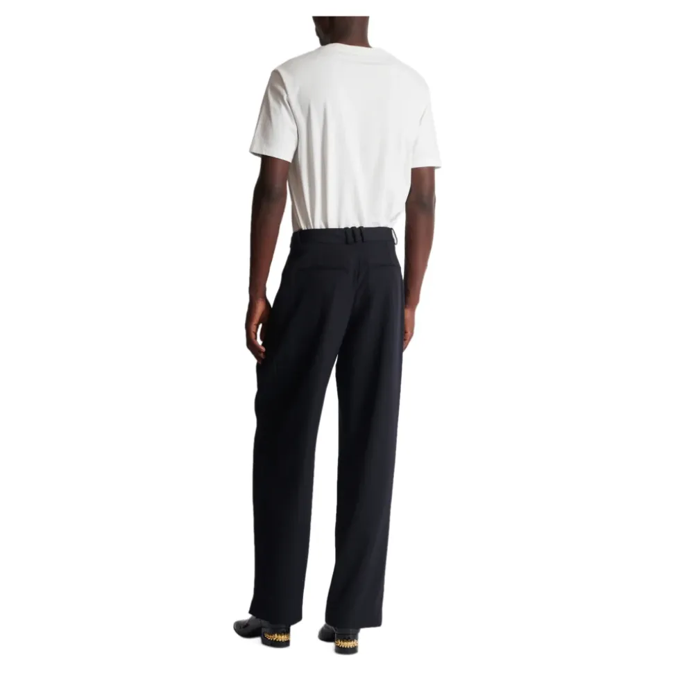 Plissert Grain de Poudre Bukser
