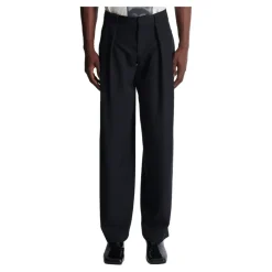 Plissert Grain de Poudre Bukser