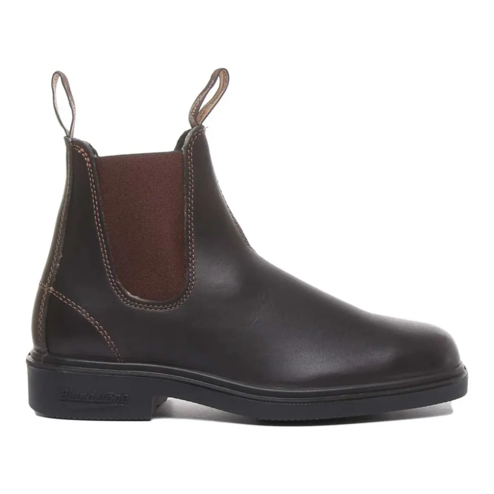 Premium Lær Square Toe Boots