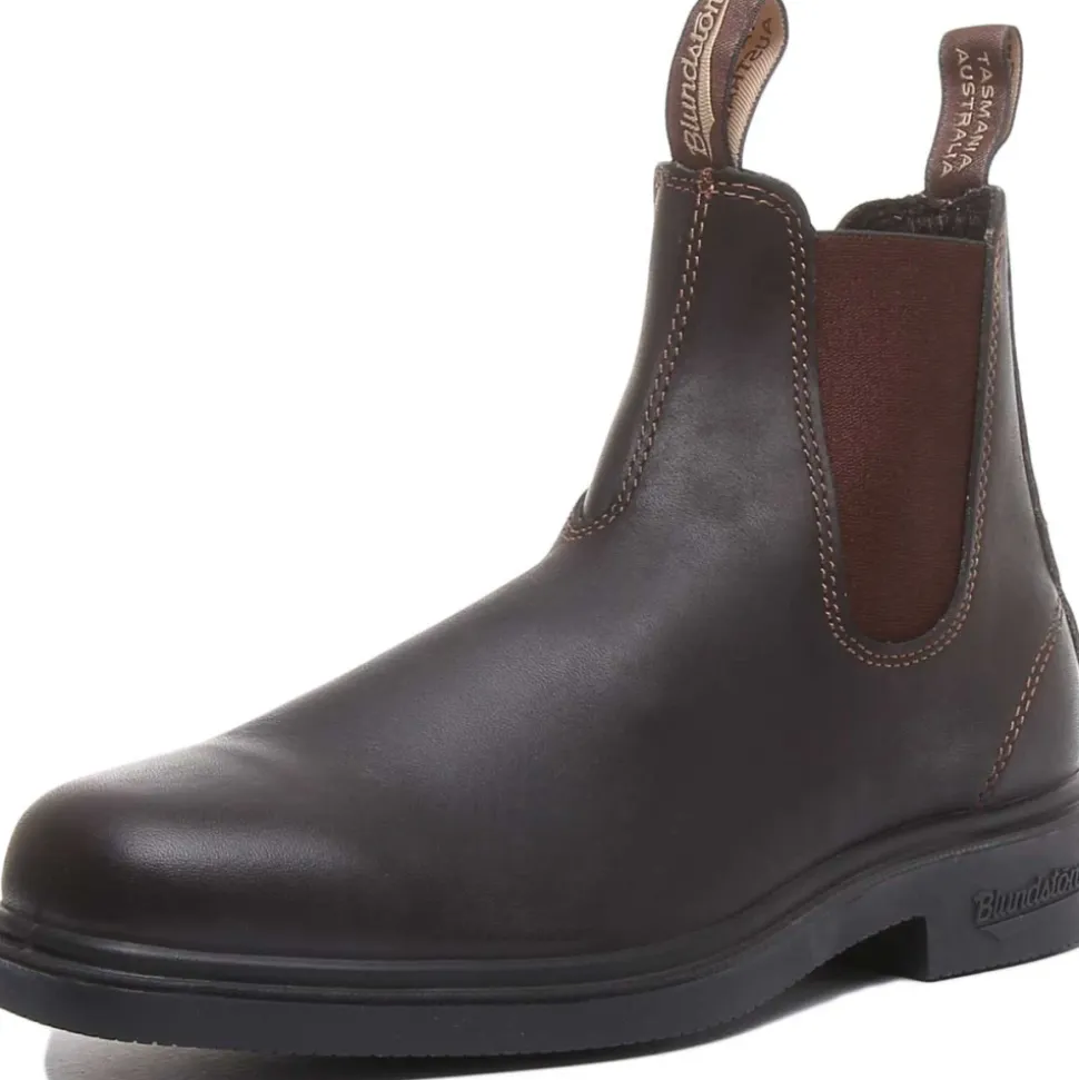 Premium Lær Square Toe Boots