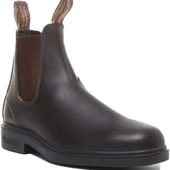 Premium Lær Square Toe Boots