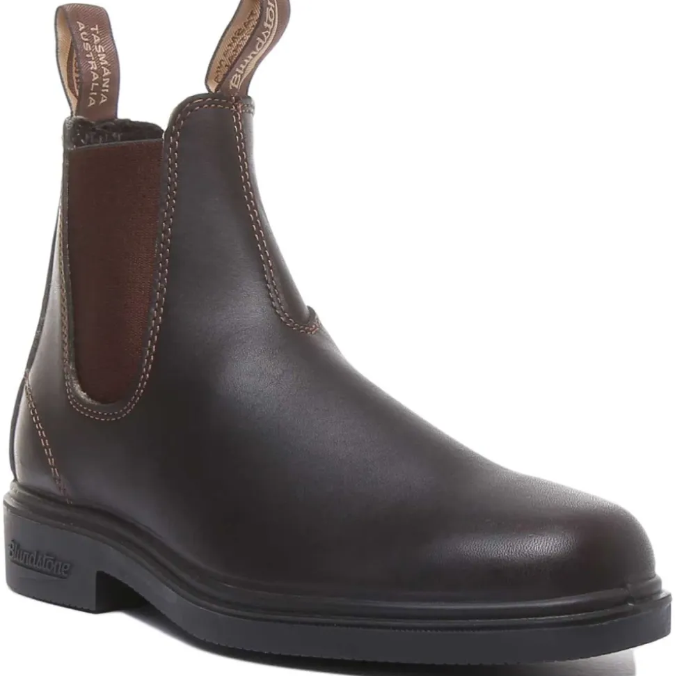 Premium Lær Square Toe Boots
