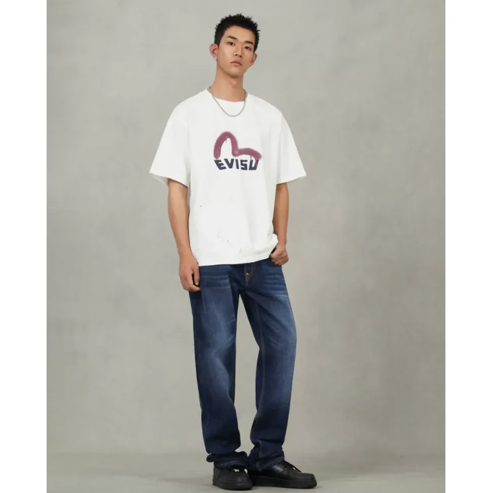 Printed Pocket Jeans