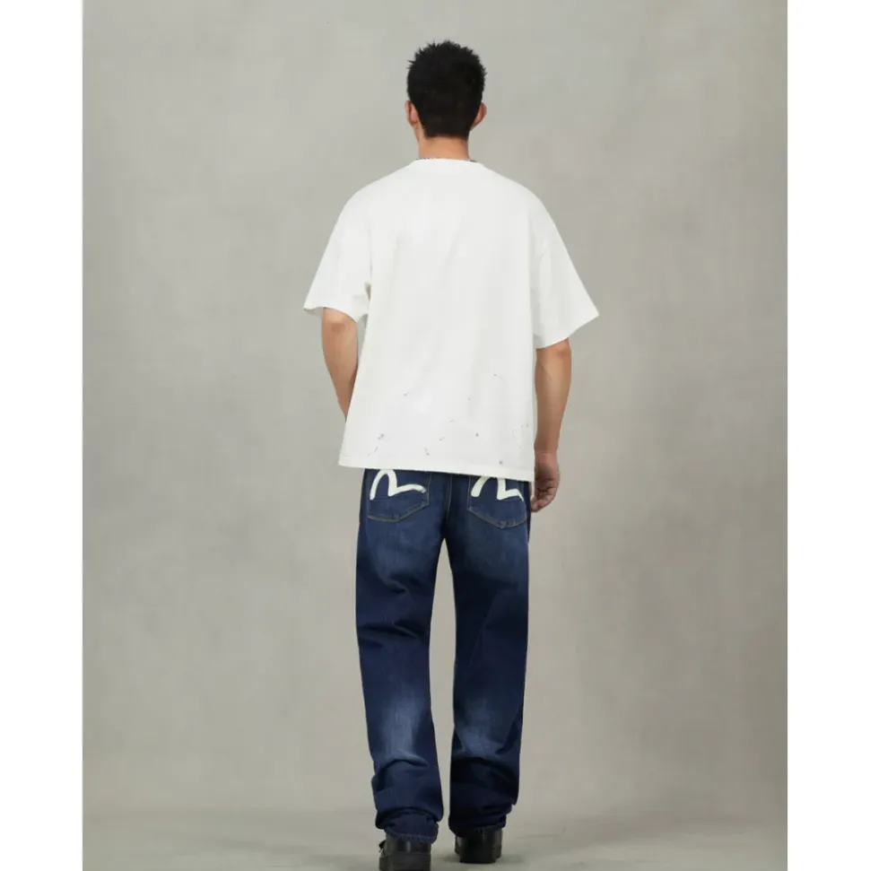 Printed Pocket Jeans