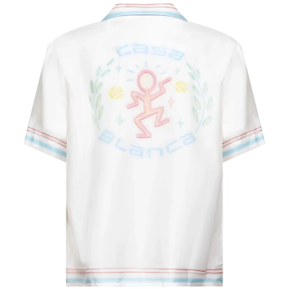 Printed Silk-Twill Shirt