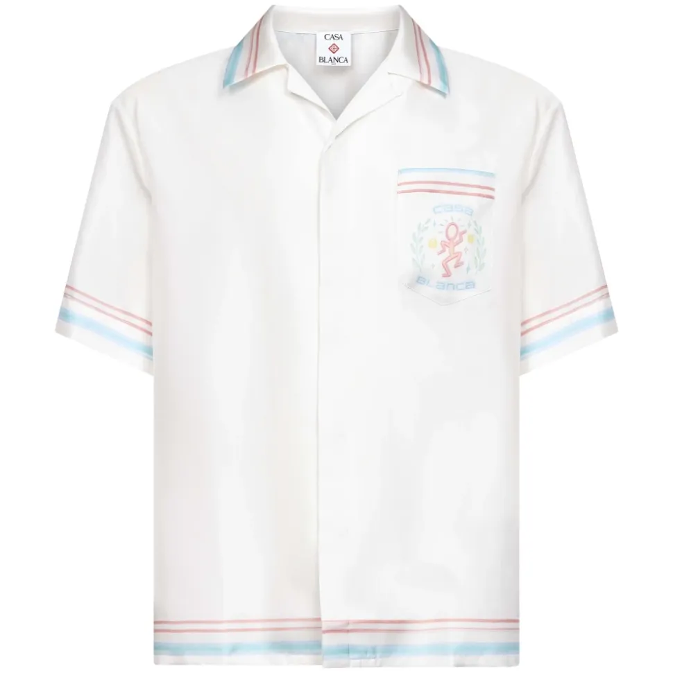Printed Silk-Twill Shirt
