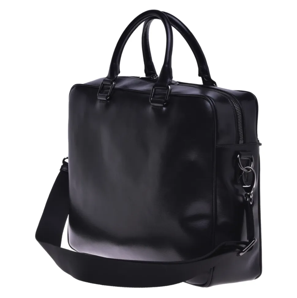 Professional bag in black leather
