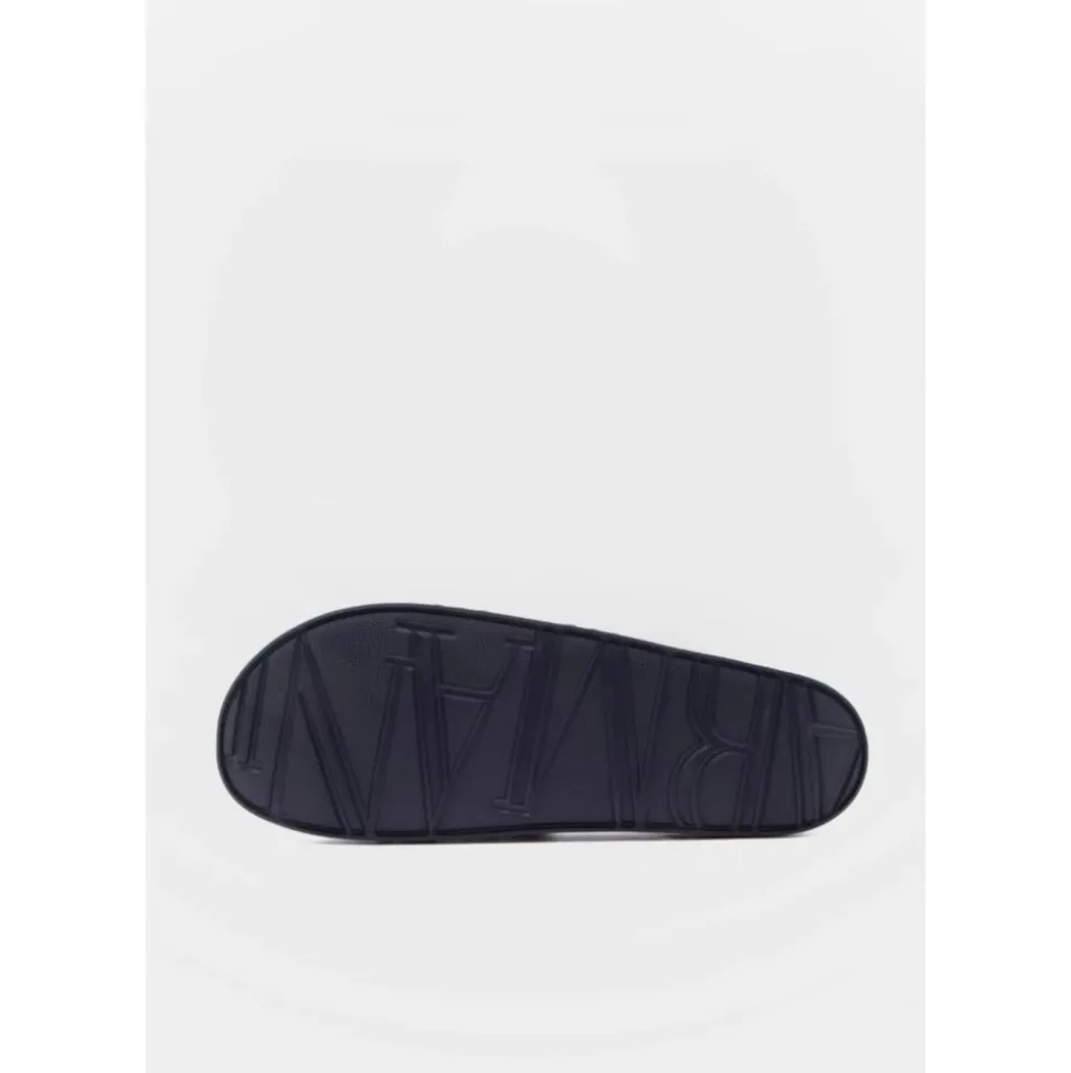 PVC Slippers med logobånd