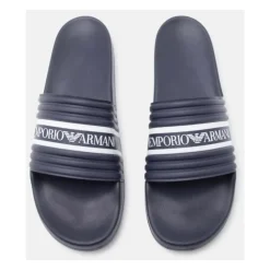 PVC Slippers med logobånd