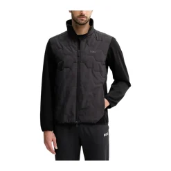 Quilted High-Neck Jacket