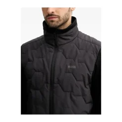 Quilted High-Neck Jacket