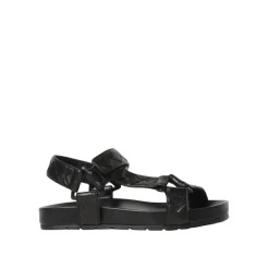 Quilted Leather Sandals