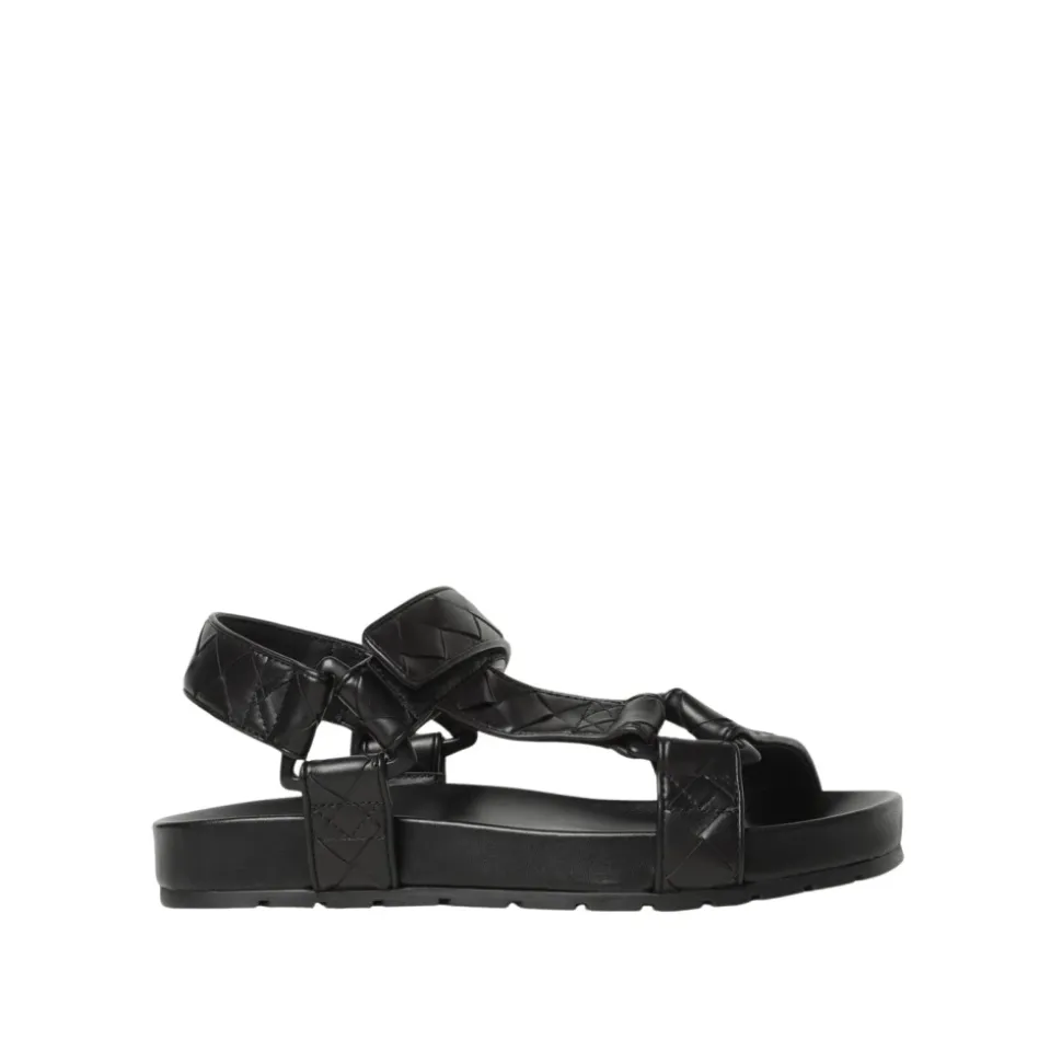 Quilted Leather Sandals