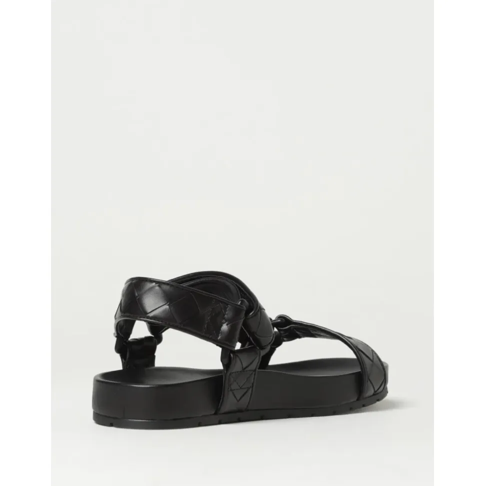 Quilted Leather Sandals