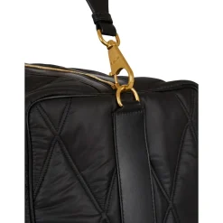 Quiltet nylon reiseveske med diamantmotiv