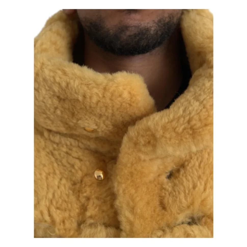 Quiltet Shearling Kåpe