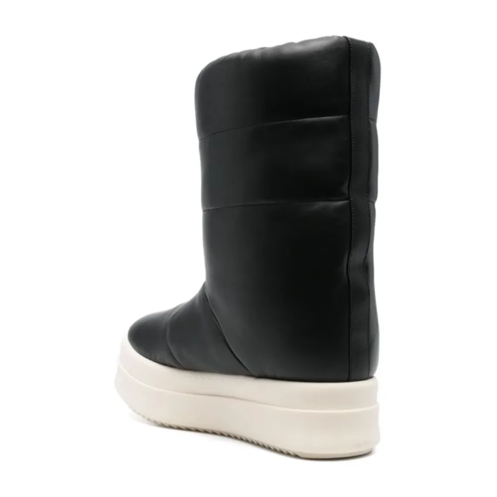 Quiltet Slip-On Sko med Tykk Såle