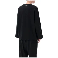Raw Edge 3-Stripes Long Sleeve Tee