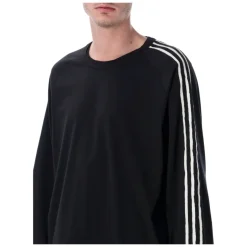 Raw Edge 3-Stripes Long Sleeve Tee