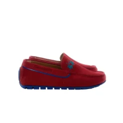 Røde Loafers Stilig Modell