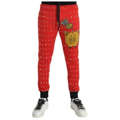 Red Pig Year Joggebukser