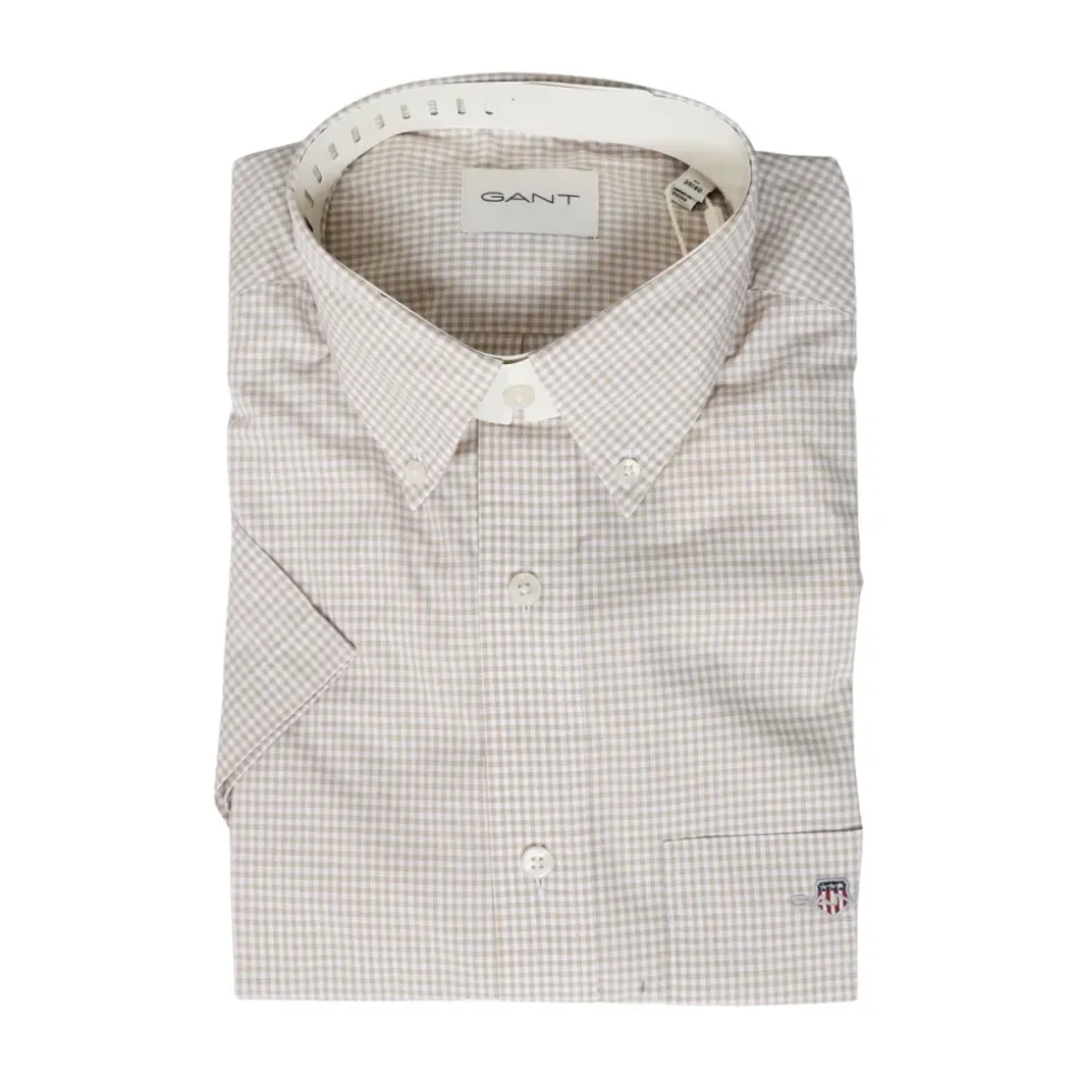 Reg Classic Poplin Gingham Skjorte