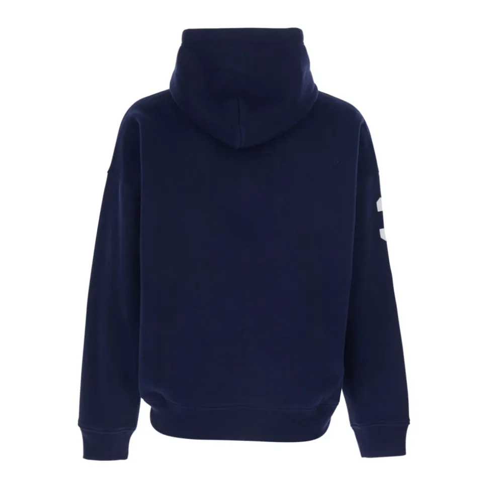 Regular Fit Hoodie med Maxi Hestebroderi