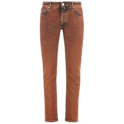 Regular Fit Jeans med Lærlogo