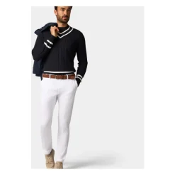 Regular Fit Stretch Cotton Gabardine Comfort Chino