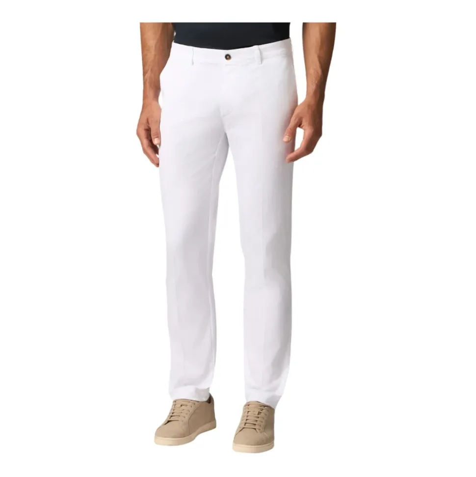 Regular Fit Stretch Cotton Gabardine Comfort Chino
