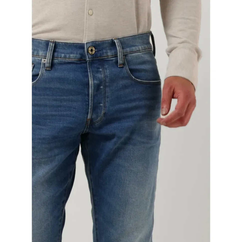 Regular Tapered Blå Jeans