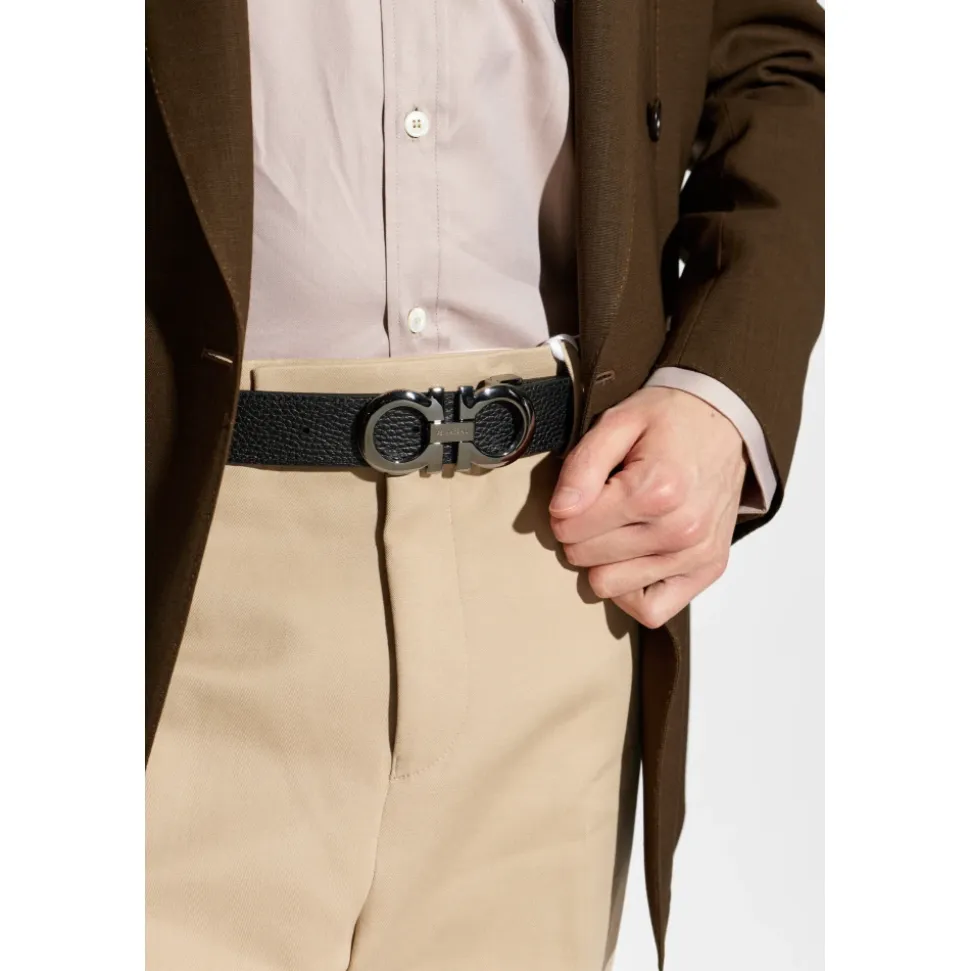 Reversibelt Gancini-belte