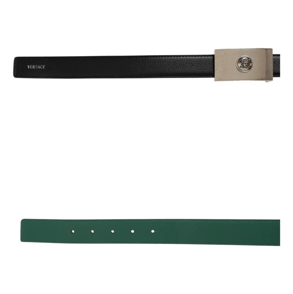 Reversibelt skinnbelte 3 cm