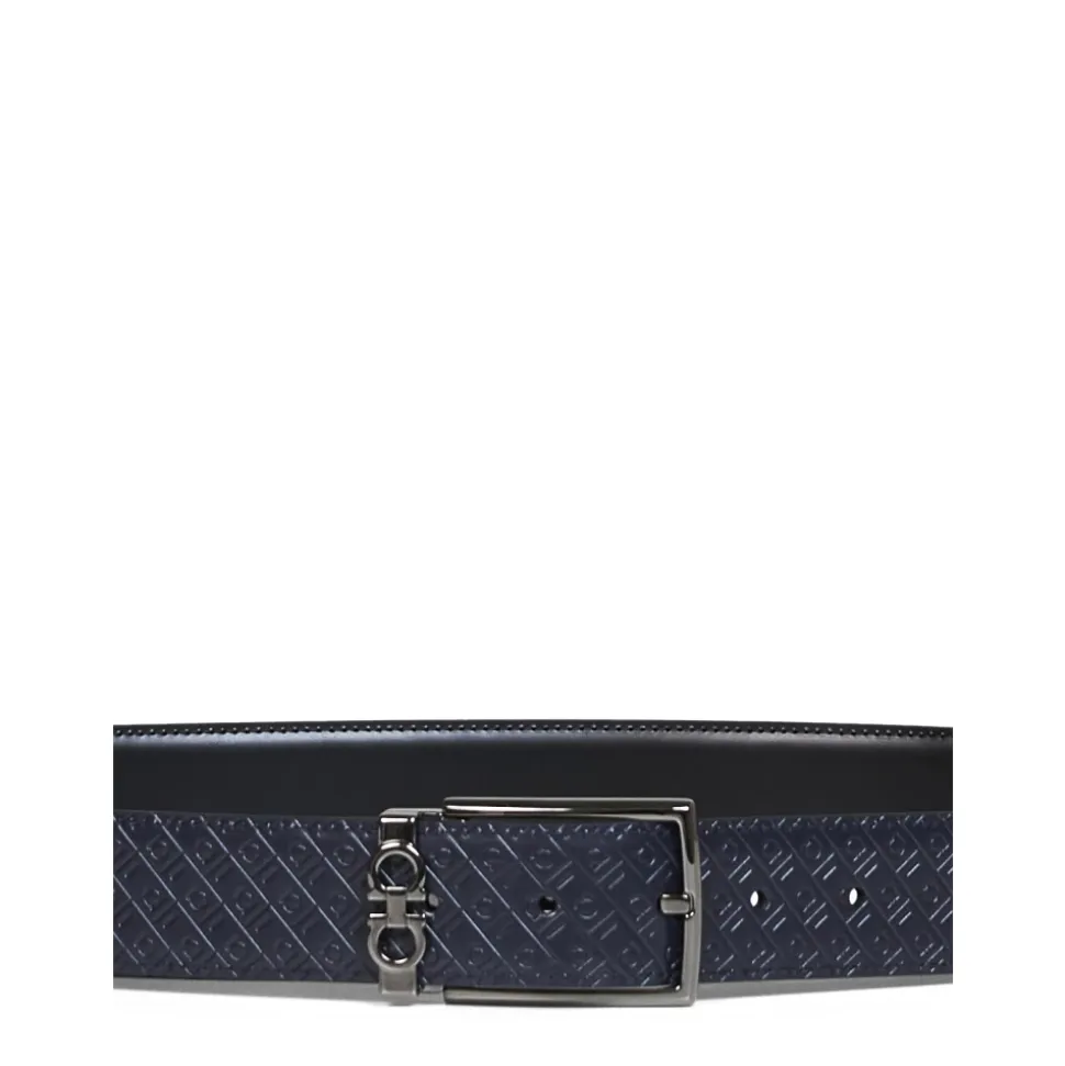 Reversible And Adjustable Gancini Belt