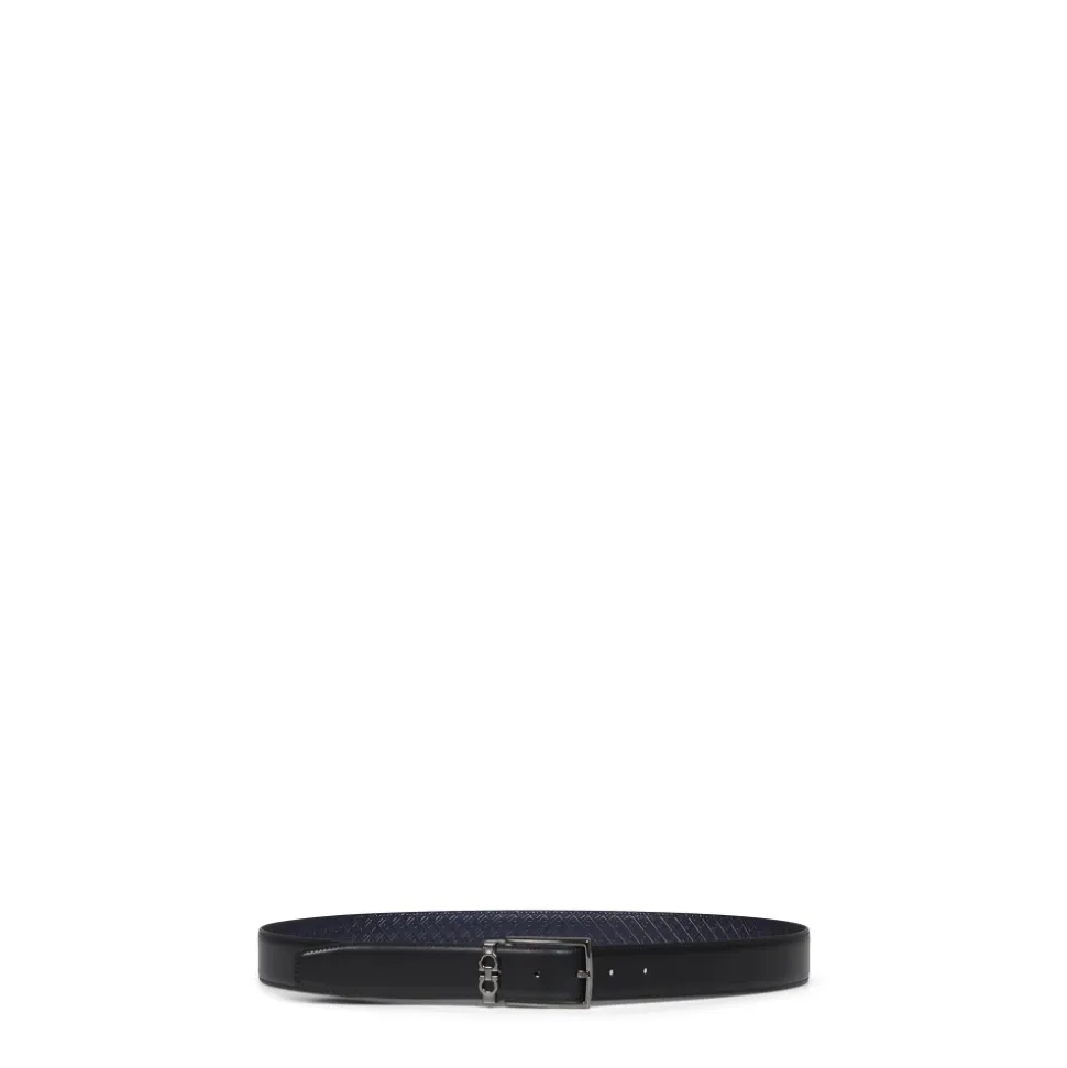 Reversible And Adjustable Gancini Belt