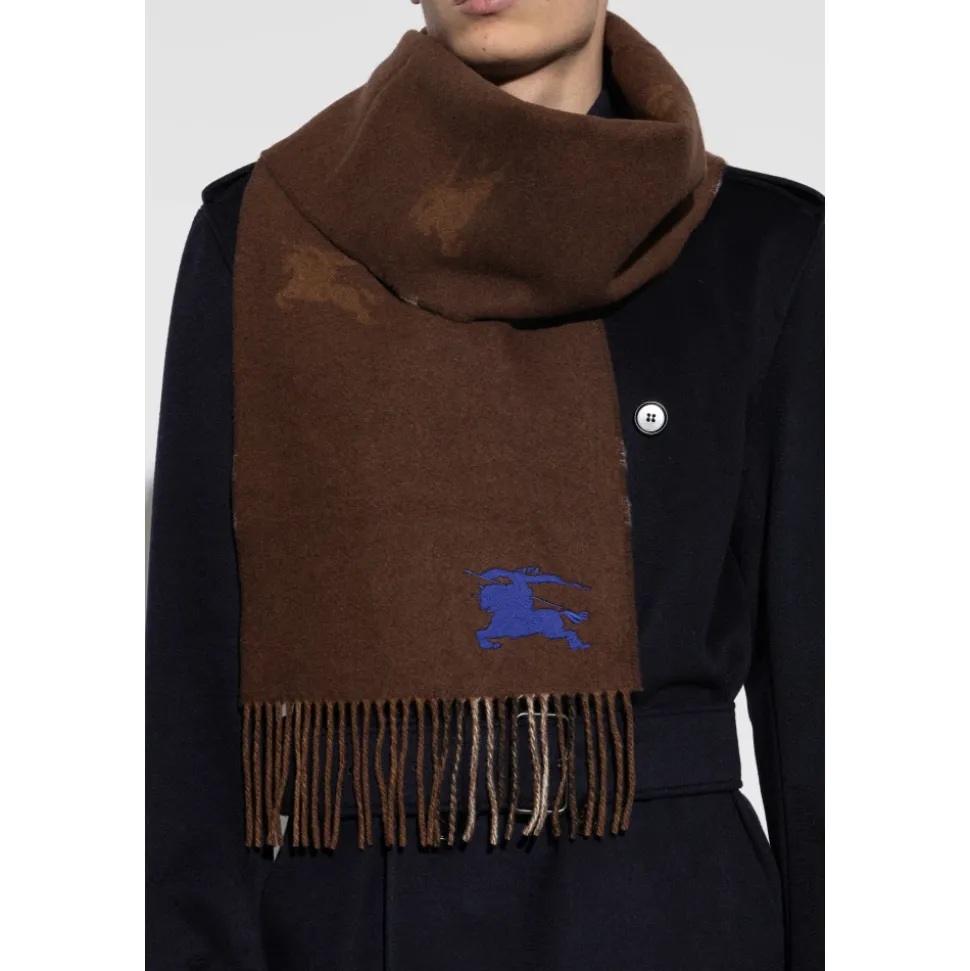 Reversible EKD Check Cashmere Scarf