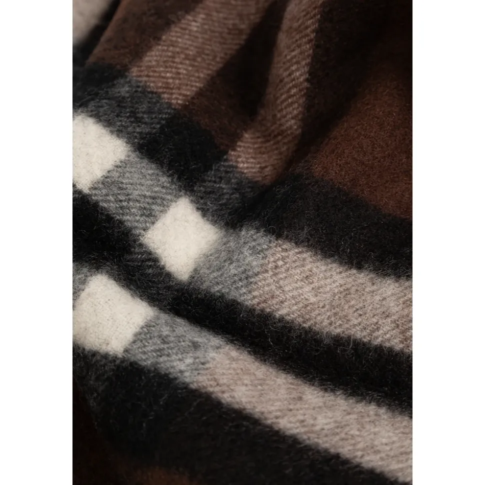 Reversible EKD Check Cashmere Scarf