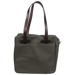 Rugged Twill Zipper Tote Bag