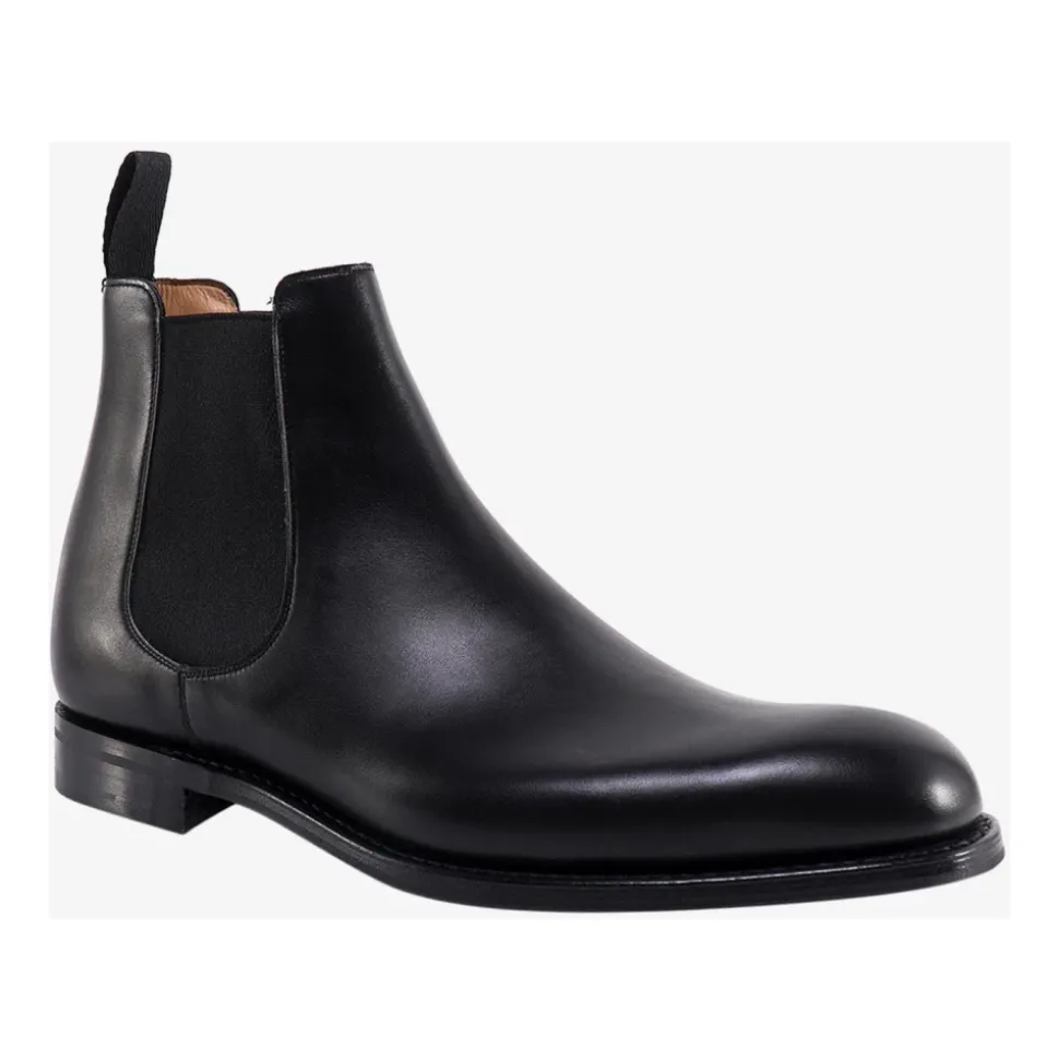 Runde Tå Slip-On Støvletter