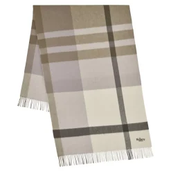 Ruter Large Check Merino Wool Scarf