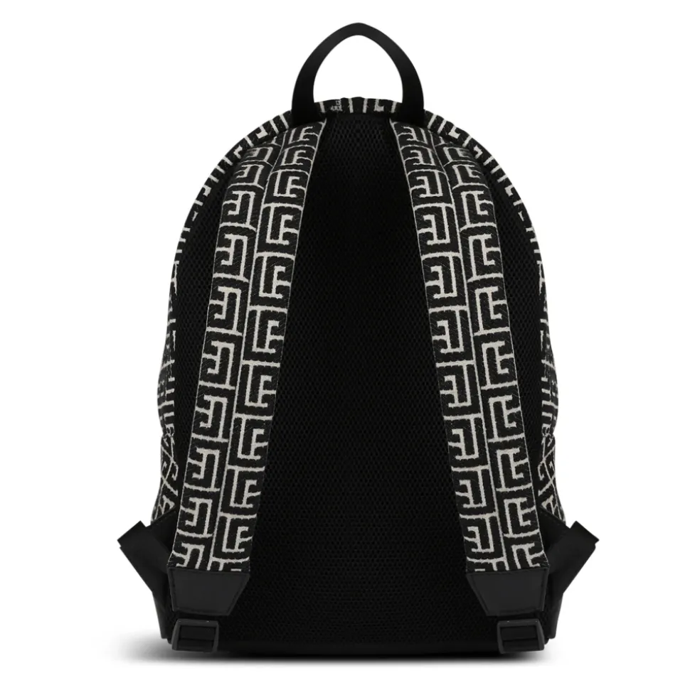 Ryggsekk med jacquard monogram