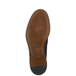 Semsket skinn loafers